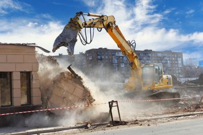 Demolition Equipment at Work